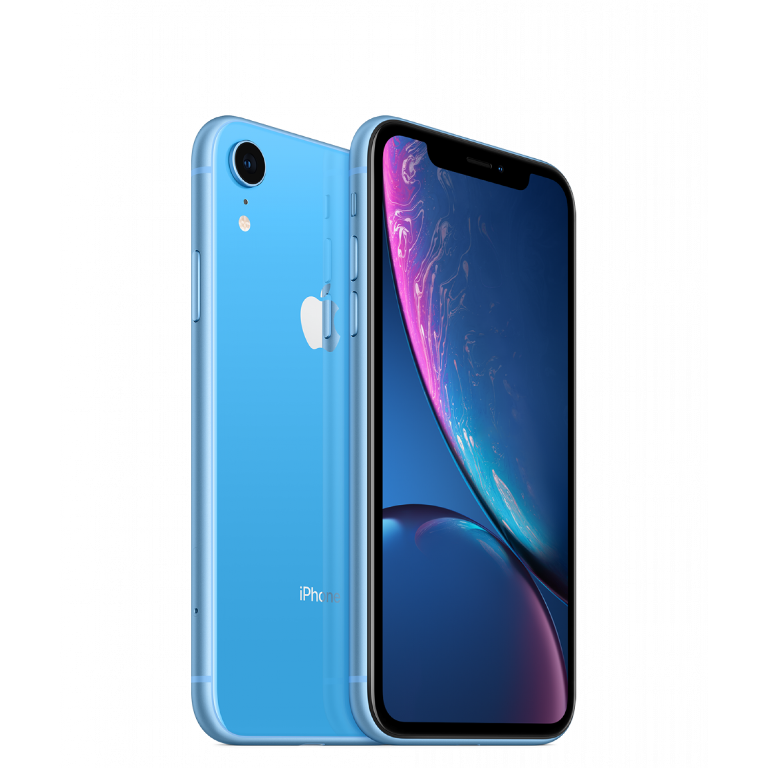 Apple iPhone XR with Face Time - 64GB, 4G LTE, Blue (Pack of1)